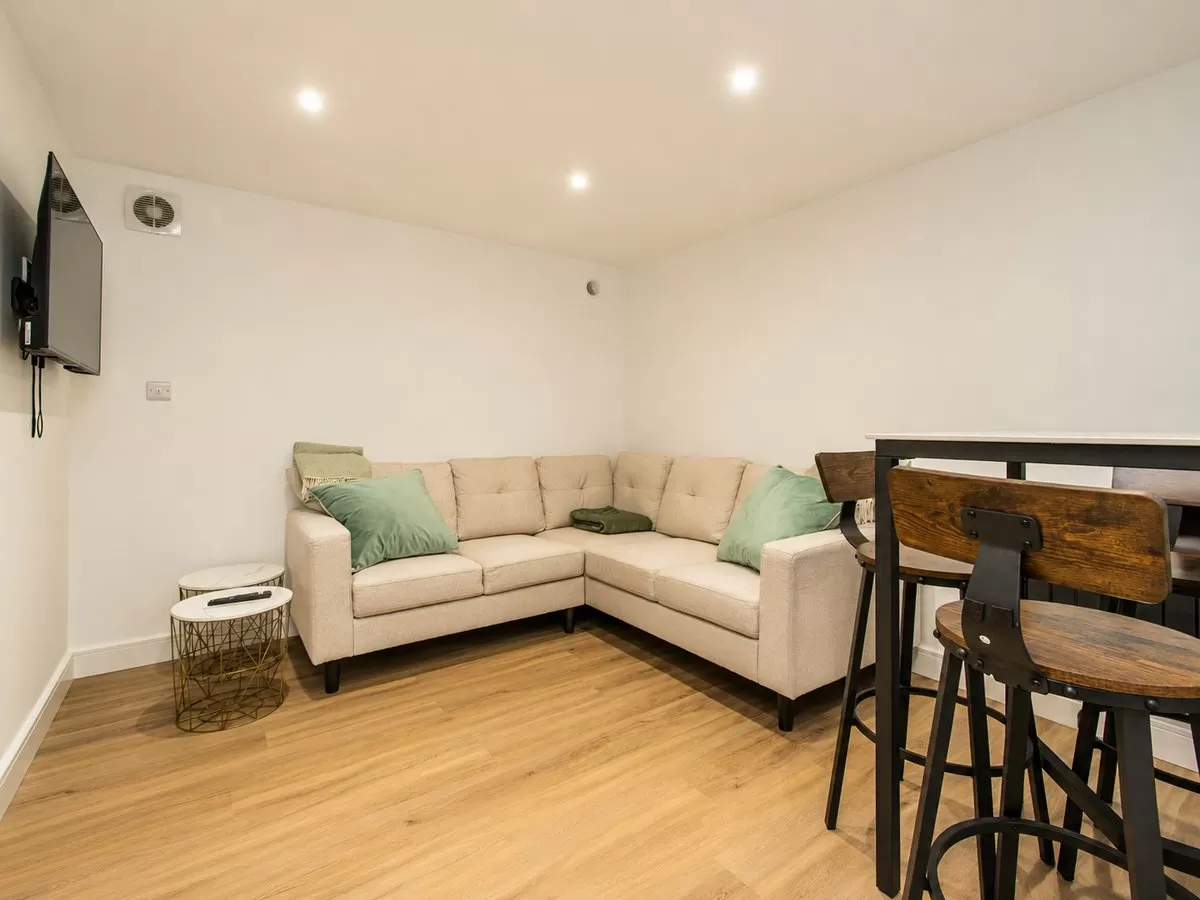 Shared lounge with comfortable seating